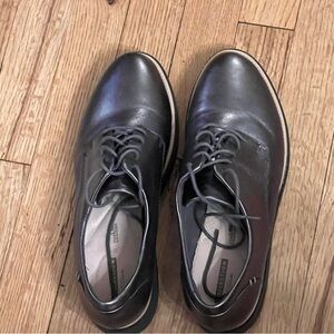 Clarks Charcoal Leather Women's Flats